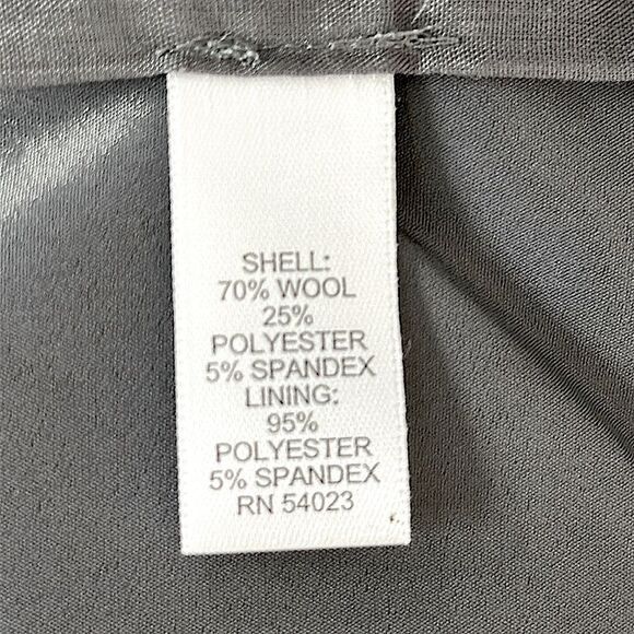 Banana Republic The Logan Fit Stretch Pants Size 12L 12T Wool Blend - Picture 10 of 10